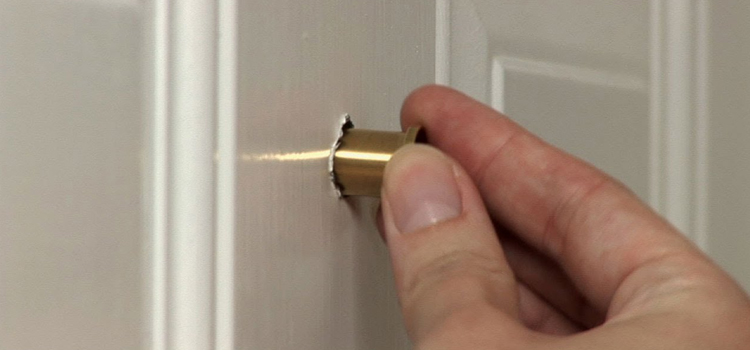 peephole door repair in Lucerne Valley