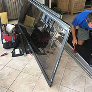 sliding glass door frame repair Lucerne Valley